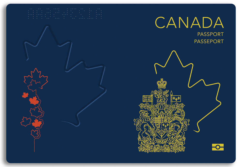 Cover of Canadian Passport (issued after May 2023)